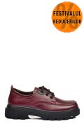 PANTOFI BORDO PIELE NATURALA APCKD7465