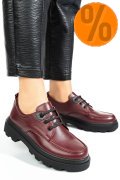 PANTOFI BORDO PIELE NATURALA APCKD7465
