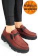 Pantofi visinii piele naturala nabuk apckd-9524