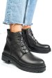 Ghete negre piele naturala apcyb003