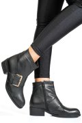 GHETE NEGRE PIELE NATURALA ZPC07