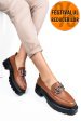 Mocasini brown piele naturala ipcbm021