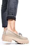 MOCASINI BEJ PIELE NATURALA IPCBM020