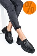 MOCASINI NEGRI PIELE NATURALA IPCBM012