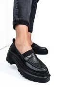 MOCASINI NEGRI PIELE NATURALA IPCBM006