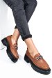 Mocasini maro piele naturala ipcbm016