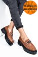 Mocasini maro piele naturala ipcbm016