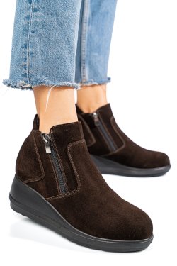 GHETE MARO INCHIS PIELE NATURALA INTOARSA 2S77339MEL