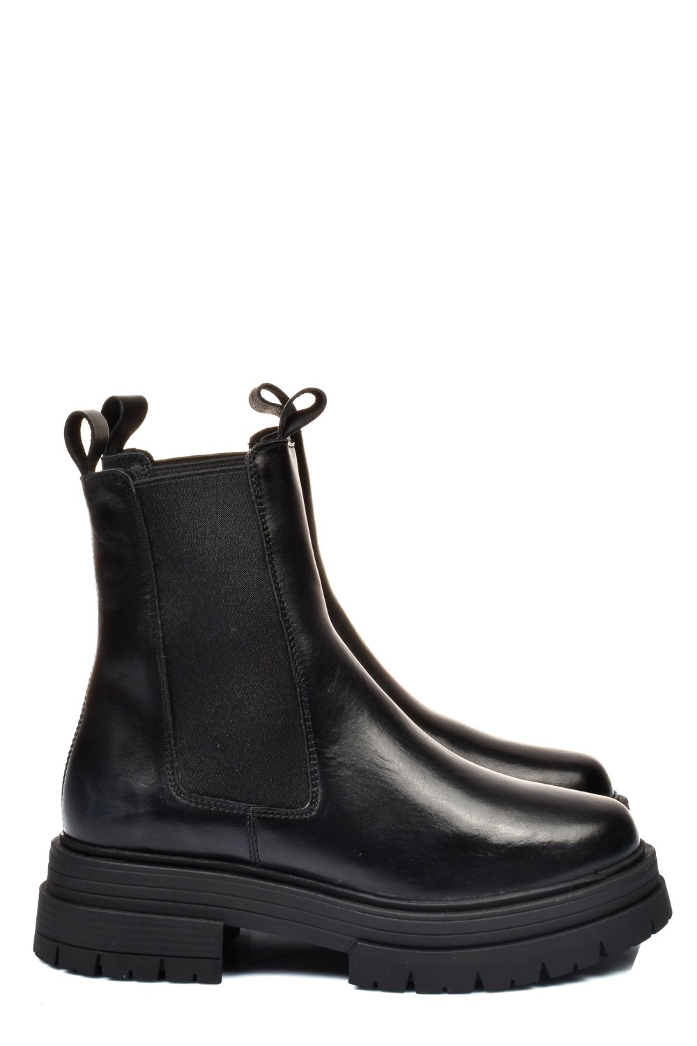 GHETE NEGRE PIELE NATURALA 2S77255