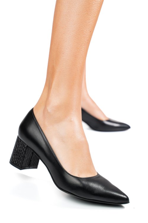 Pantofi dama guban negri piele naturala 3s77583