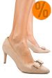 Pantofi nude piele naturala intoarsa 1s77509gub