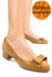 Pantofi maro deschis piele naturala intoarsa 3s77484