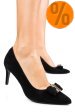 Pantofi negri piele naturala intoarsa 1s77509gub