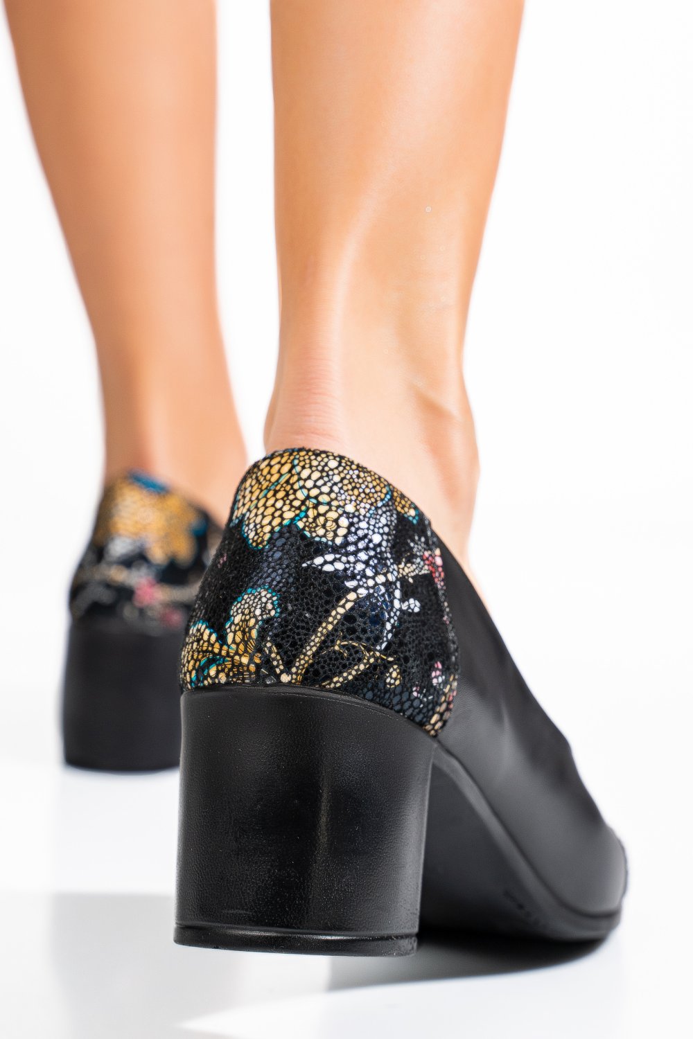PANTOFI NEGRI PIELE NATURALA 1S77317