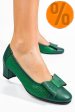 Pantofi verde deschis piele naturala 5s77000