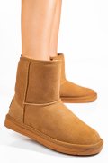 SOPRANI COUTURE, CIZME CAMEL PIELE NATURALA INTOARSA SCW421P08
