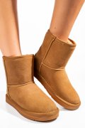 SOPRANI COUTURE, CIZME CAMEL PIELE NATURALA INTOARSA SCW421P08