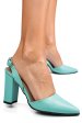 Pantofi turcoaz piele naturala 1s77950