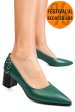 Pantofi verzi piele naturala 5s77602