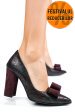 Pantofi visinii piele naturala 5905nef