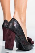 PANTOFI VISINII PIELE NATURALA 5905NEF