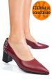 Pantofi visinii piele naturala 5s77602