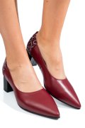 PANTOFI VISINII PIELE NATURALA 5S77602