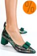 Pantofi verde piele naturala intoarsa 5s77505nef