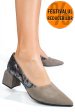 Pantofi gri piele naturala intoarsa 5s77460