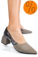 Pantofi gri piele naturala intoarsa 5s77460