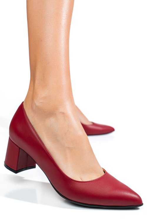 Pantofi rosii piele naturala 3s77583