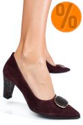 PANTOFI VISINII PIELE NATURALA INTOARSA 5S77655