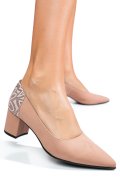 PANTOFI ROZ PIELE NATURALA 5S77602