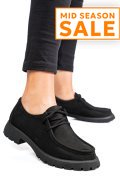 MOCASINI NEGRI PIELE NATURALA NABUK 4S77247