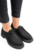 MOCASINI NEGRI PIELE NATURALA NABUK 4S77247