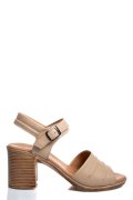 SANDALE BEJ PIELE NATURALA 0S7735