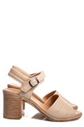SANDALE BEJ PIELE NATURALA 0S7735