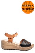 SANDALE NEGRU MARO PIELE NATURALA 1S7757