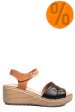 Sandale negru maro piele naturala 1s7757