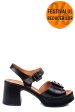 Sandale negre piele naturala 4s7707