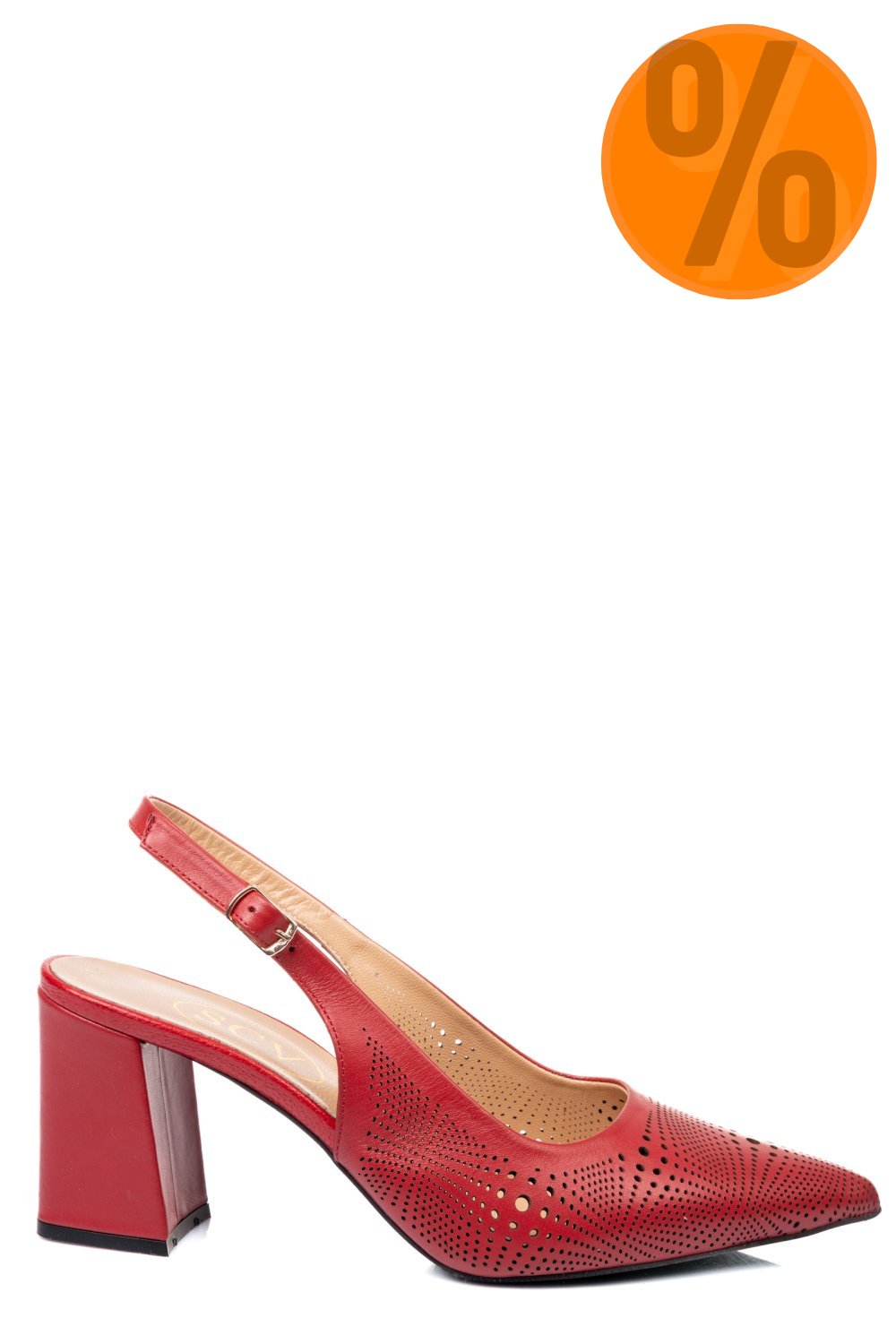 PANTOFI ROSII PIELE NATURALA 2S77152