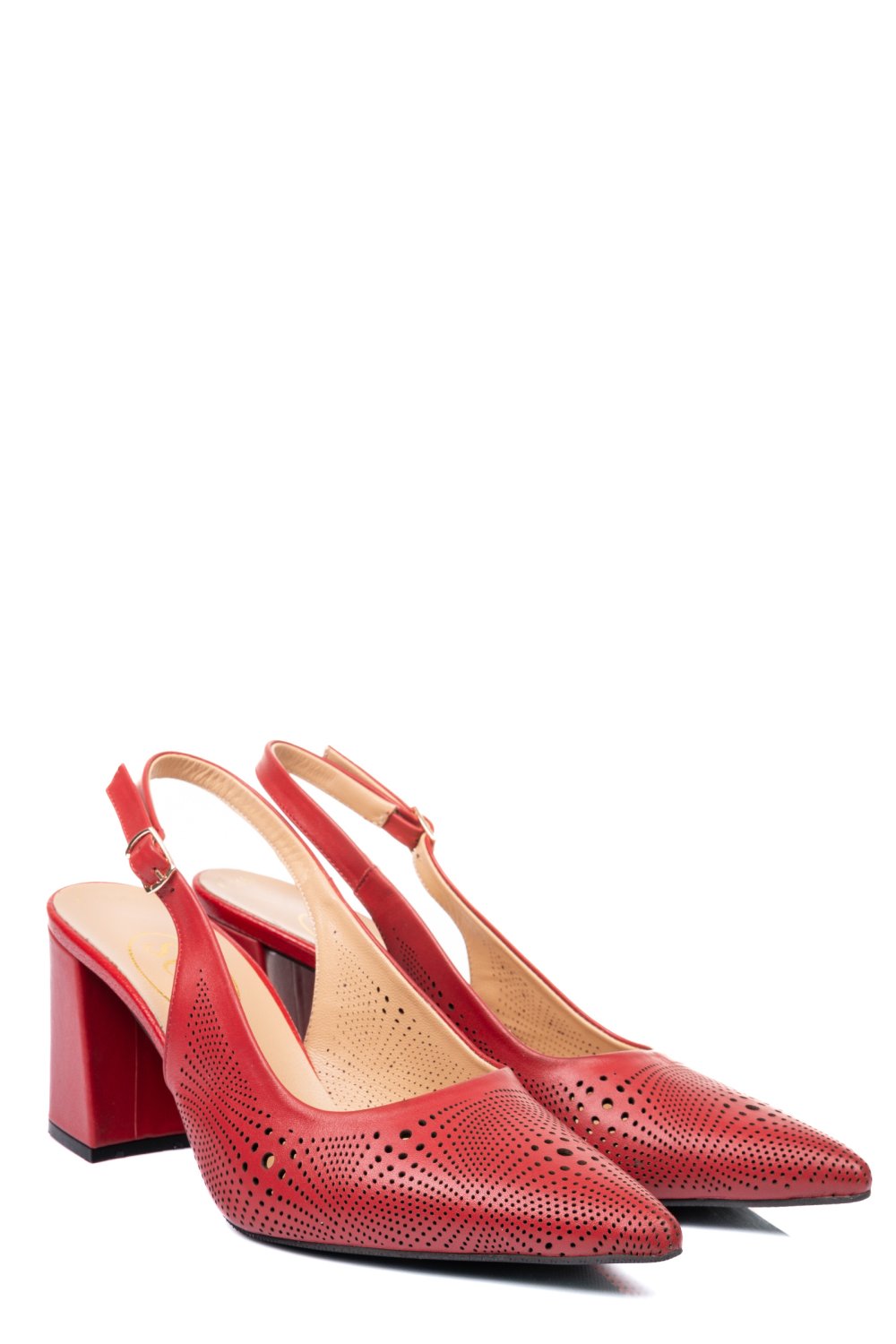PANTOFI ROSII PIELE NATURALA 2S77152