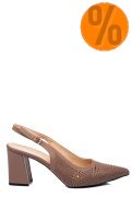 PANTOFI BEJ PIELE NATURALA 2S77152