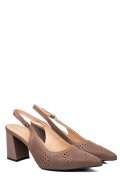 PANTOFI BEJ PIELE NATURALA 2S77152