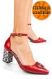 Pantofi rosii piele naturala 2s77740