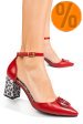 Pantofi rosii piele naturala 2s77740