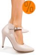Pantofi bej piele naturala 5s77905