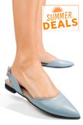 BALERINI BLEU PIELE NATURALA 3S7732