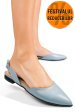 Balerini bleu piele naturala 3s7732