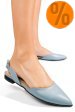 Balerini bleu piele naturala 3s7732